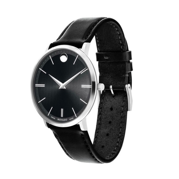 Movado Accessories - Movado Women’s Ultra Slim 28mm Strap Watch Black
